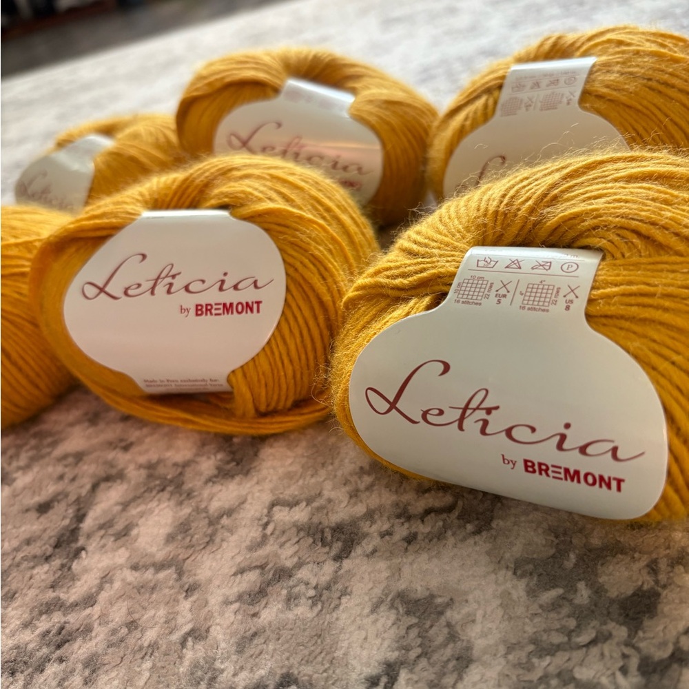 Leticia by Bremont Mustard Yarn Set - Picture 4 of 4